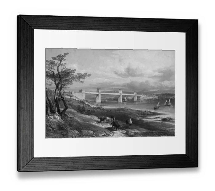 Framed Print : Menai Strait Bridge Framed Print : Menai Strait Bridge
