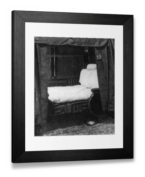 Framed Print : Pullman Bed Framed Print : Pullman Bed