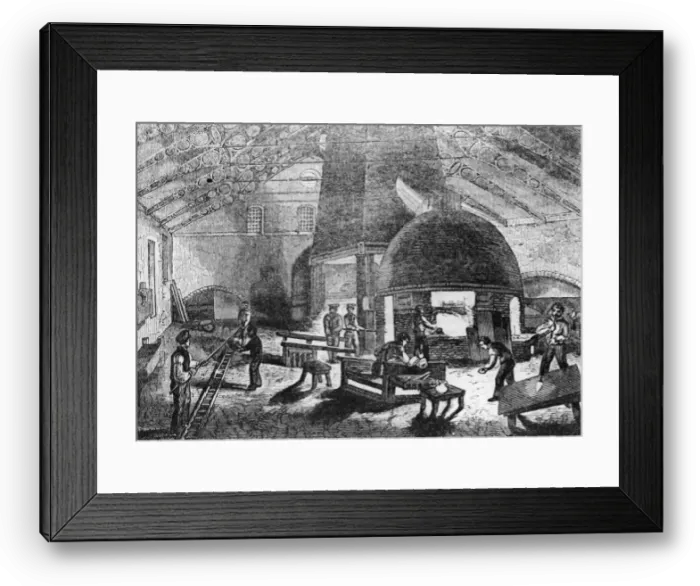 Framed Print : Glass Furnace Framed Print : Glass Furnace