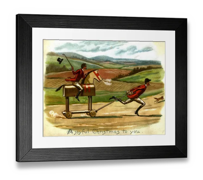 Framed Print : Christmas Hunt