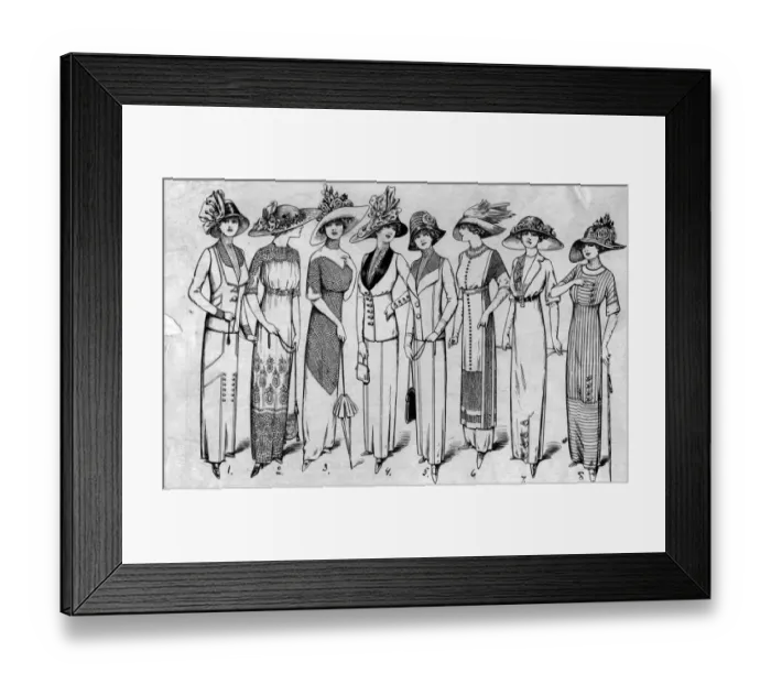 Framed Print : Suits And Dresses Framed Print : Suits And Dresses
