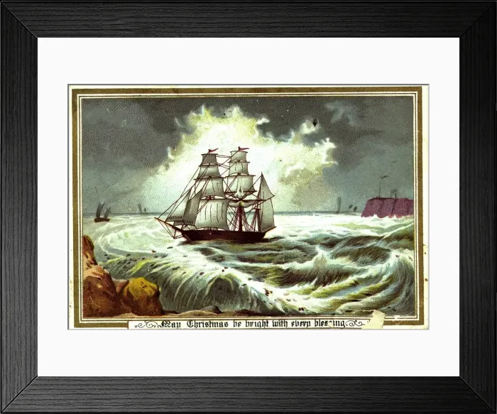 Framed Print : Christmas At Sea Framed Print : Christmas At Sea