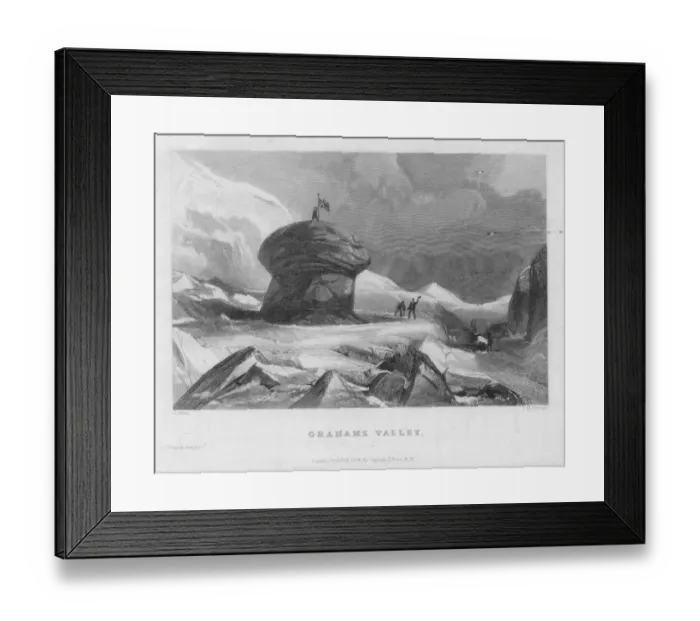 Framed Print : Grahams Valley