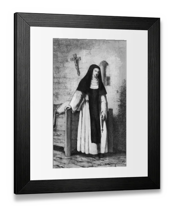 Framed Print : Cistercian Sister Framed Print : Cistercian Sister