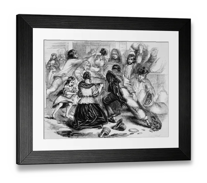 Framed Print : Galway Starvation Riots Framed Print : Galway Starvation Riots