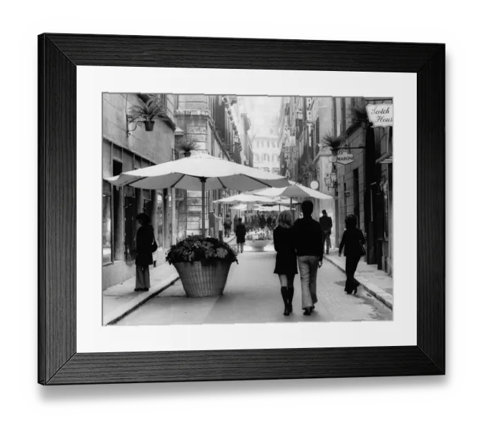 Framed Print : Via Borgognona Framed Print : Via Borgognona