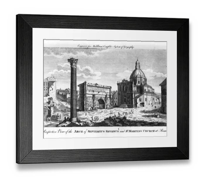 Framed Print : Roman Landmarks Framed Print : Roman Landmarks