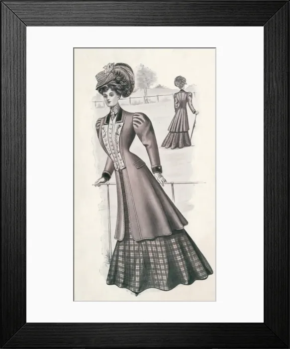 Framed Print : Walking Outfit Framed Print : Walking Outfit
