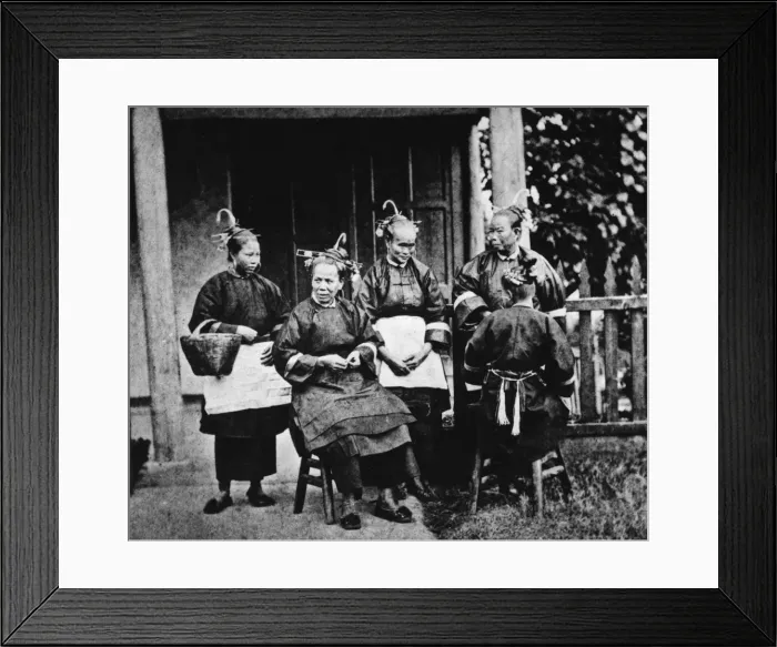 Framed Print : Chinese Peasants Framed Print : Chinese Peasants