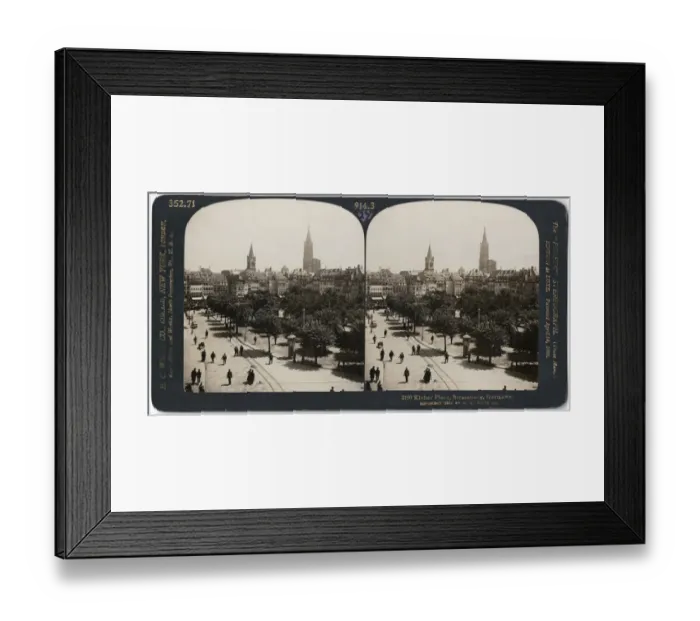 Framed Print : Place Kleber Framed Print : Place Kleber