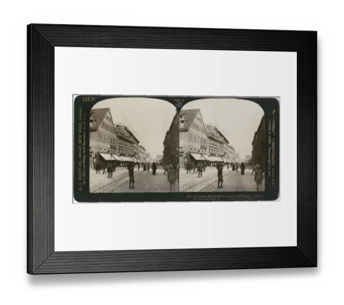 Framed Print : Stuttgart Konigsstrasse Framed Print : Stuttgart Konigsstrasse