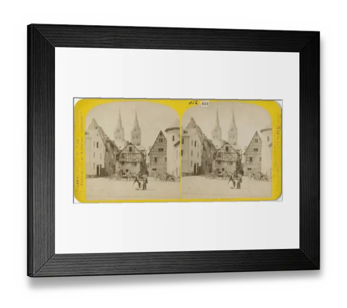 Framed Print : Square In Boppard