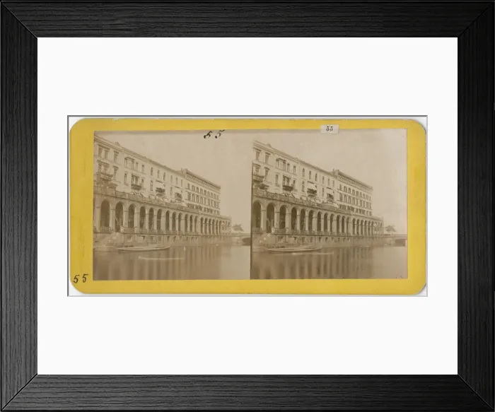 Framed Print : Alster Arcades Framed Print : Alster Arcades
