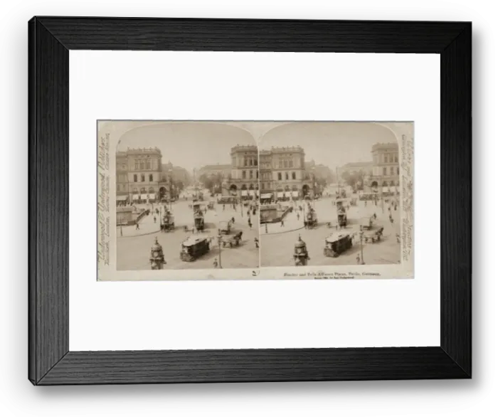 Framed Print : Belle-Alliance-Platz Framed Print : Belle-Alliance-Platz