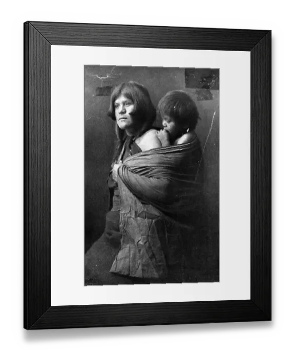 Framed Print : Hopi Mother Framed Print : Hopi Mother