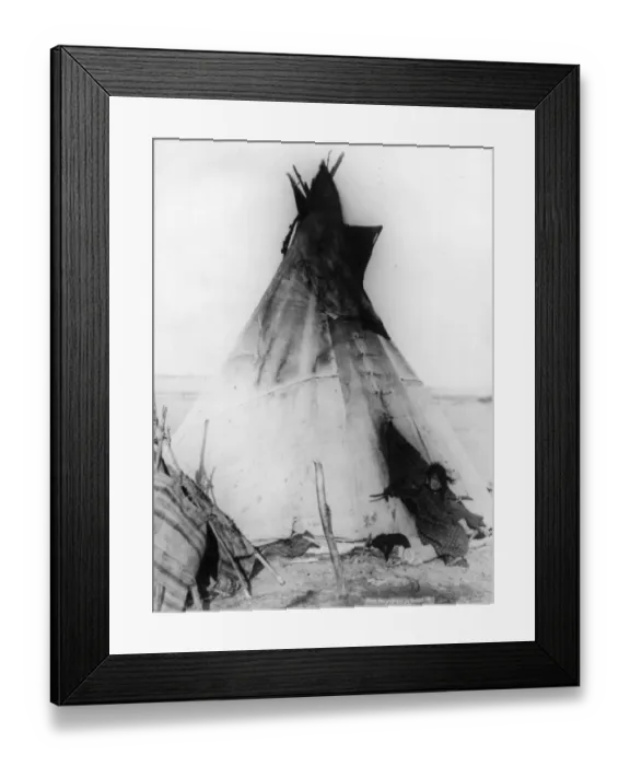 Framed Print : Squaw At Home Framed Print : Squaw At Home