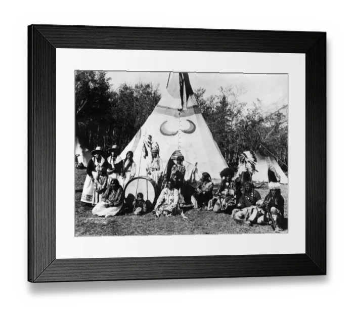 Framed Print : Tribal Group Framed Print : Tribal Group