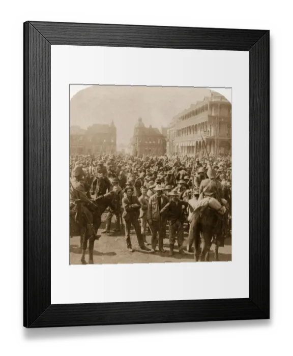 Framed Print : Boer War Scene Framed Print : Boer War Scene