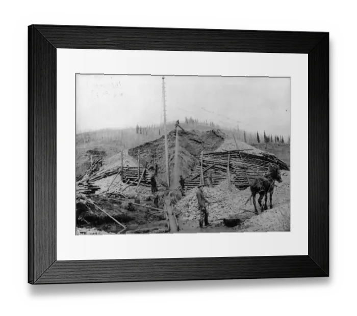 Framed Print : Washing Ore Framed Print : Washing Ore
