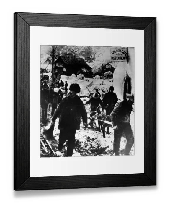 Framed Print : Gold Settlement Framed Print : Gold Settlement