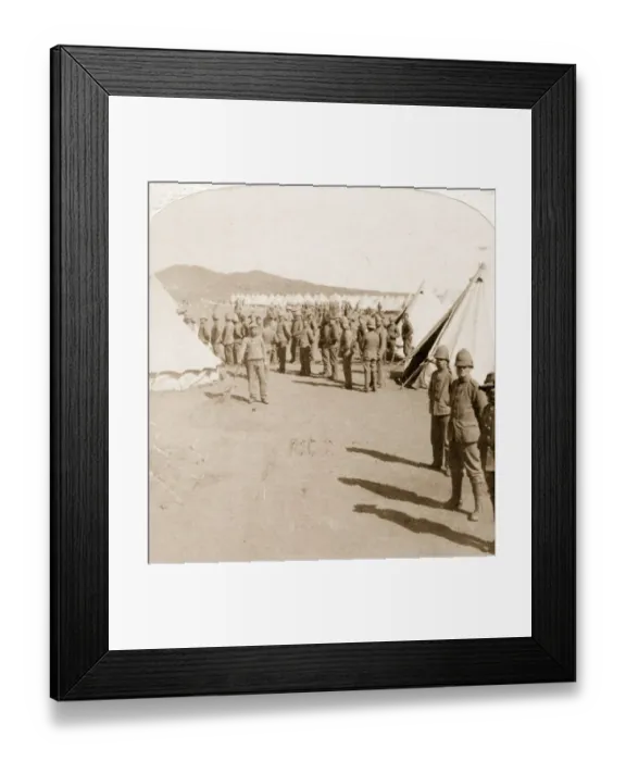 Framed Print : British Army Camp Framed Print : British Army Camp
