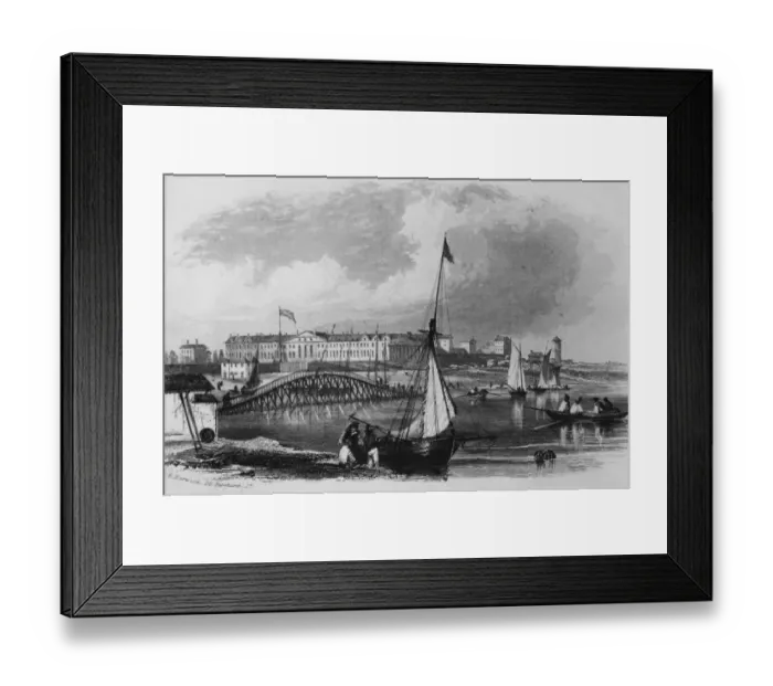 Framed Print : Haslar Hospital Framed Print : Haslar Hospital