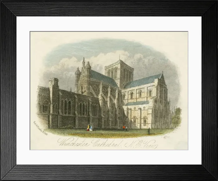 Framed Print : Winchester Cathedral