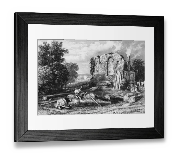 Framed Print : Reading Ruins Framed Print : Reading Ruins