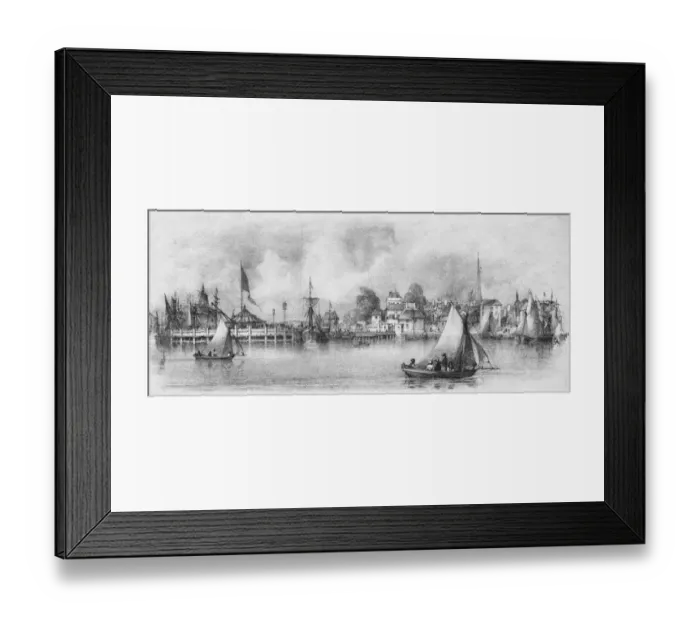 Framed Print : Southampton Sailing Framed Print : Southampton Sailing