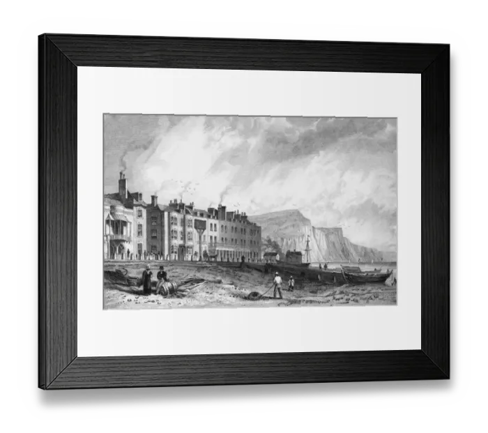 Framed Print : Sidmouth Seafront Framed Print : Sidmouth Seafront