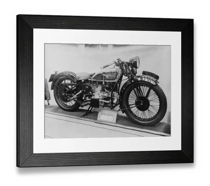 Framed Print : Douglas Motorcycle Framed Print : Douglas Motorcycle