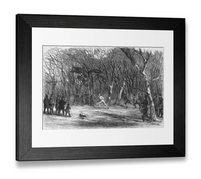 Framed Print : Race At Bayswater Framed Print : Race At Bayswater