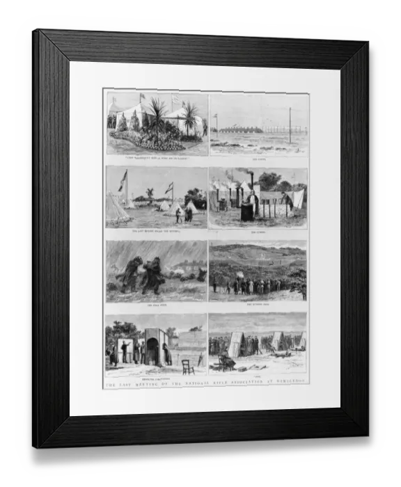 Framed Print : Rifle Association Meeting Framed Print : Rifle Association Meeting