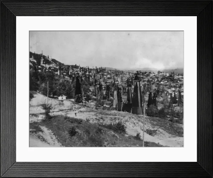 Framed Print : Prededussport Oil Field Framed Print : Prededussport Oil Field