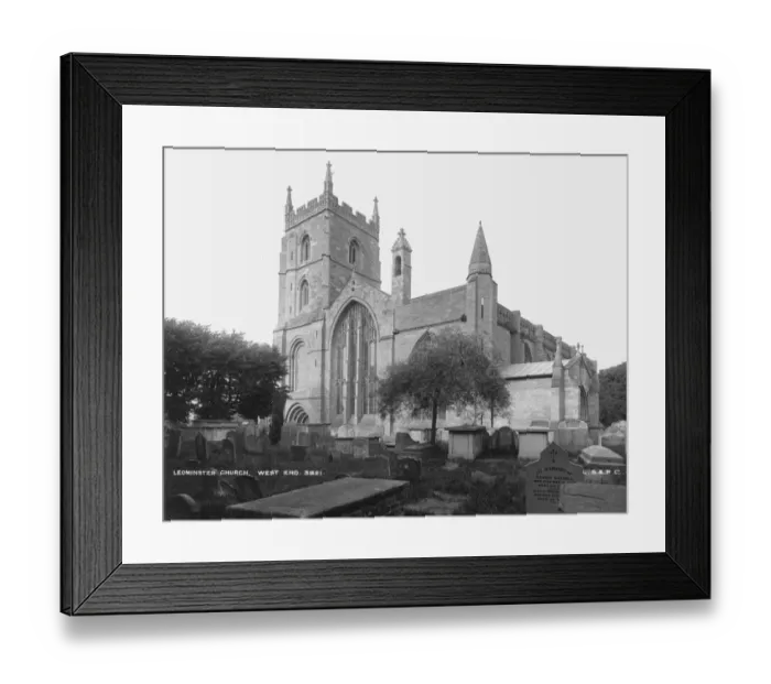 Framed Print : Leominster Church Framed Print : Leominster Church