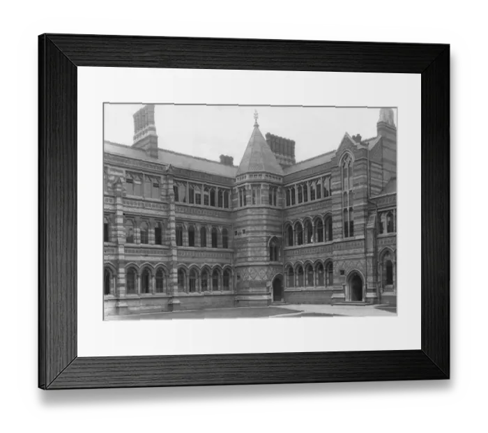 Framed Print : New Quad. The New Quad at Rugby School, Warwickshire, October 1923 Framed Print : New Quad. The New Quad at Rugby School, Warwickshire, October 1923