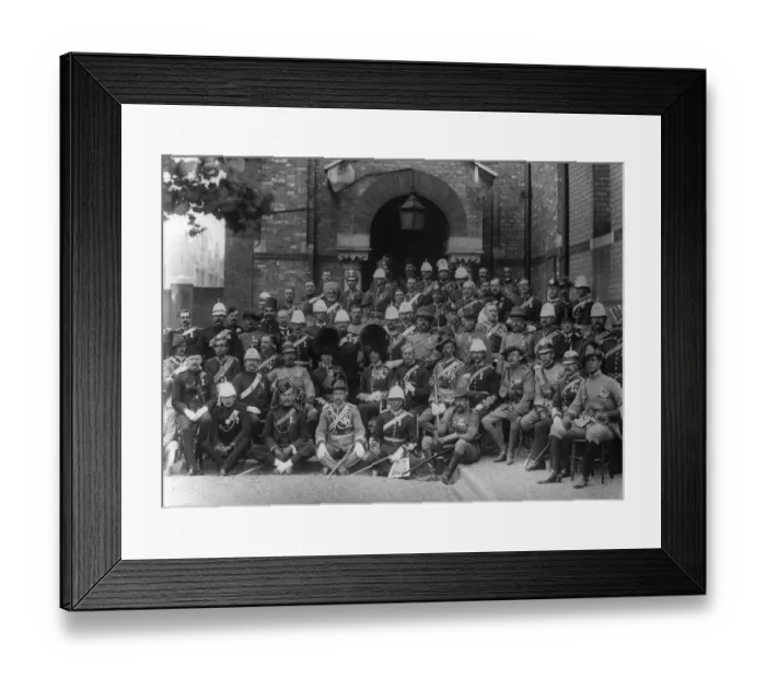 Framed Print : Colonial Troops Framed Print : Colonial Troops