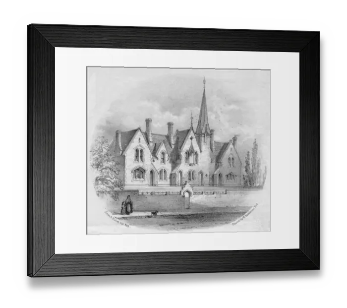 Framed Print : Almshouses Framed Print : Almshouses