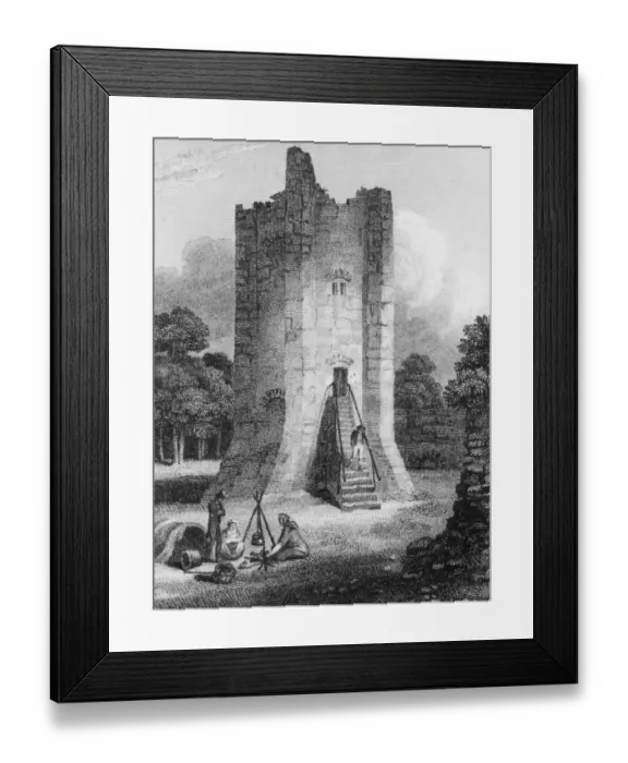 Framed Print : Conisbrough Castle