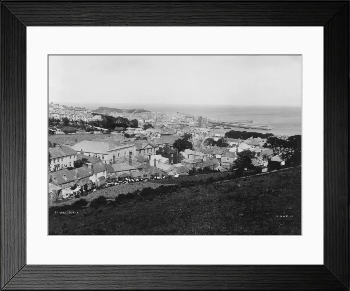 Framed Print : St. Ives, Cornwall, circa 1910. (Photo by London Stereoscopic Company / Hulton