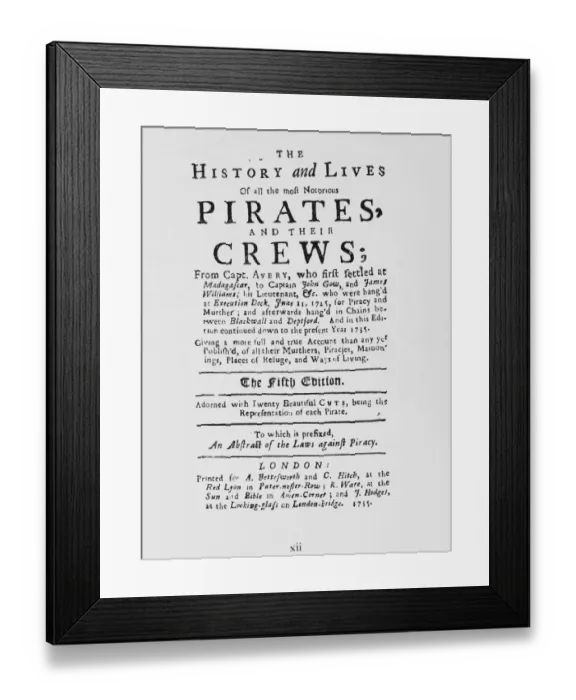 Framed Print : Lives Of The Pirates Framed Print : Lives Of The Pirates