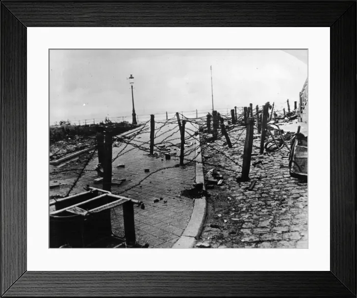 Framed Print : Barbed Wire
