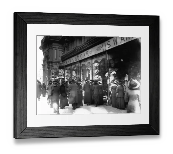Framed Print : Piccadilly Shop 1914 Framed Print : Piccadilly Shop 1914