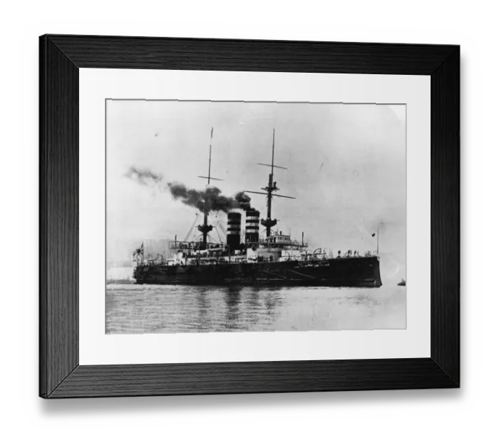 Framed Print : Mikasa. circa 1905: The Japanese battleship Mikasa, Admiral Togos flagship Framed Print : Mikasa. circa 1905: The Japanese battleship Mikasa, Admiral Togos flagship