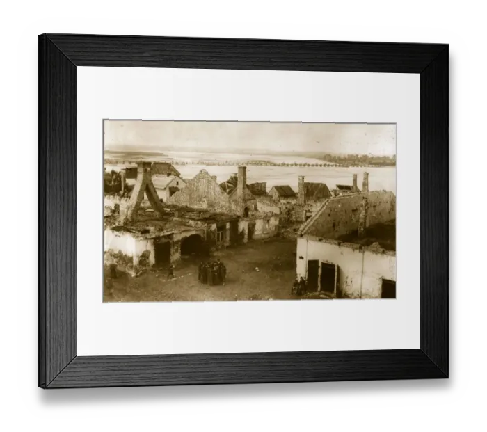 Framed Print : Ruined Town
