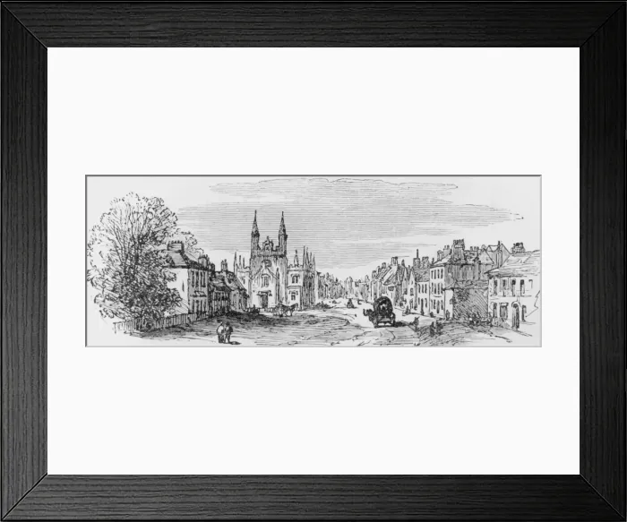 Framed Print : Epping, Essex at the time of the opening of Epping Forest by Queen Victoria, May 1882 Framed Print : Epping, Essex at the time of the opening of Epping Forest by Queen Victoria, May 1882