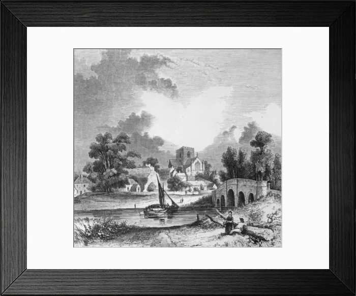 Framed Print : St Asaph. St. Asaph, Flintshire, Wales, circa 1700. (Photo by Hulton Archive / Getty Images) Framed Print : St Asaph. St. Asaph, Flintshire, Wales, circa 1700. (Photo by Hulton Archive / Getty Images)