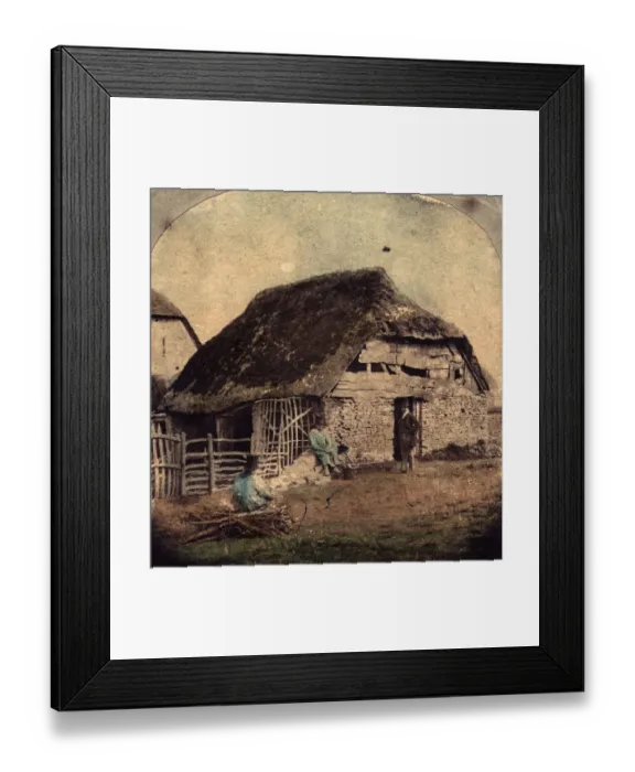 Framed Print : The Cow Byre Framed Print : The Cow Byre