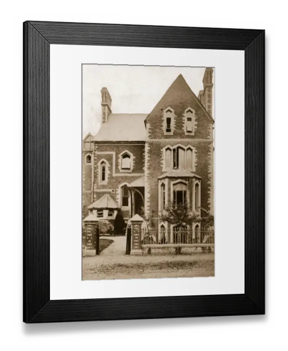 Framed Print : A Victorian House