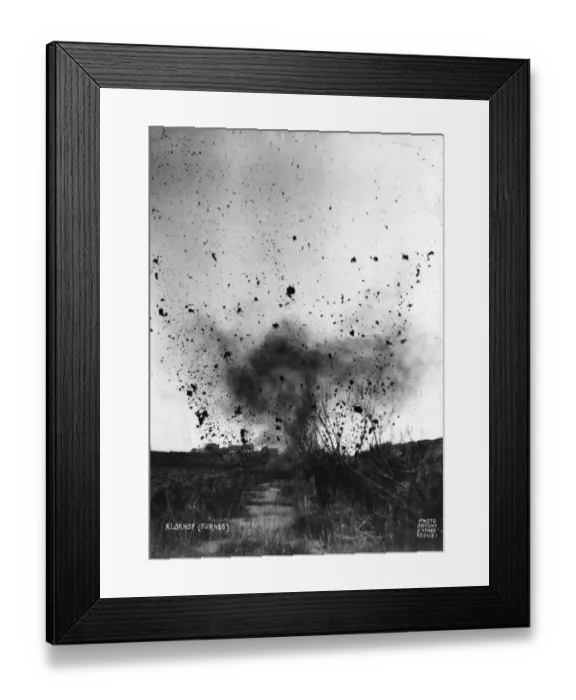 Framed Print : Klokhof Explodes Framed Print : Klokhof Explodes